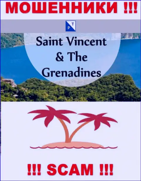 Офшорные internet-мошенники Интернешнл Финанс Групп М.С. Лтд скрываются вот тут - Saint Vincent and the Grenadines