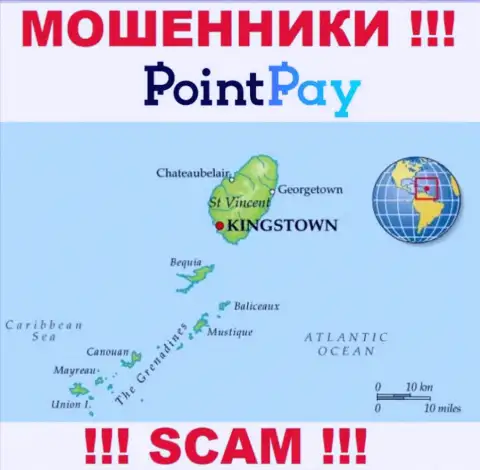Поинт Пей - это мошенники, их адрес регистрации на территории St. Vincent & the Grenadines