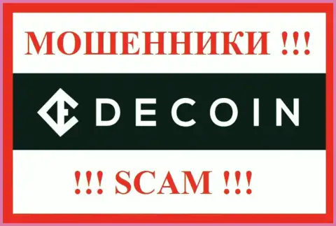 Логотип МОШЕННИКОВ Де Коин
