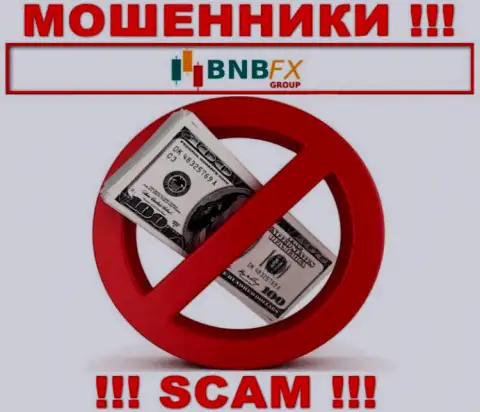 Если вдруг ждете доход от взаимодействия с дилинговой организацией BNBFX, тогда зря, эти мошенники обворуют и Вас