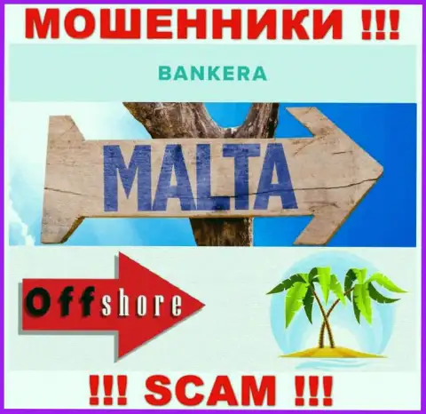 С компанией Банкера очень рискованно сотрудничать, место регистрации на территории Мальта