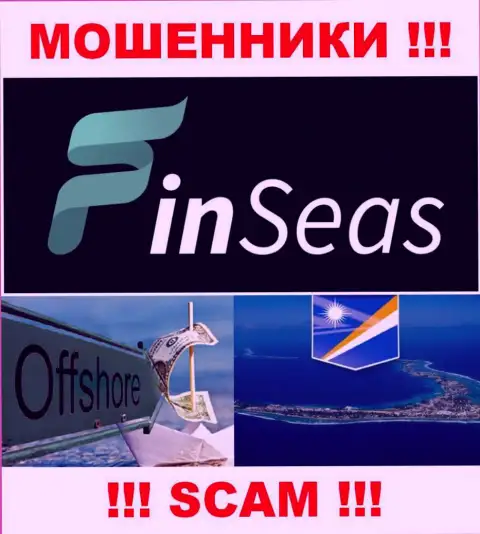 Finseas Com намеренно обосновались в оффшоре на территории Marshall Island - это МОШЕННИКИ !!!