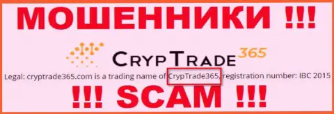 Cryp Trade365 это МОШЕННИКИ !!! Управляет указанным лохотроном CrypTrade365