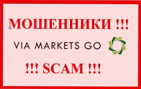 Логотип МОШЕННИКОВ ViaMarkets Go