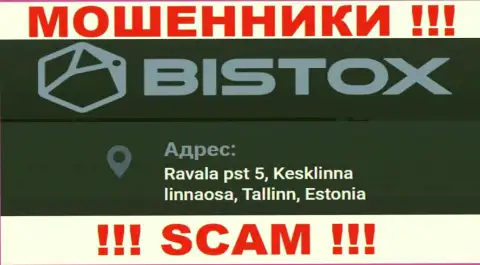 Избегайте взаимодействия с Bistox - эти интернет-мошенники показали левый адрес