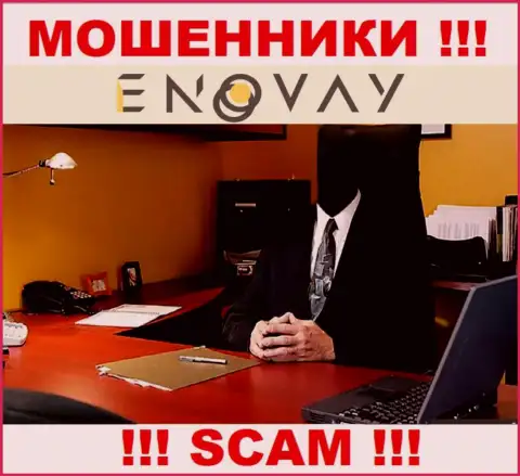Об руководстве преступно действующей организации EnoVay Info данных не отыскать