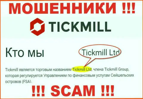 Опасайтесь internet-мошенников Tickmill - наличие сведений о юридическом лице Tickmill Group не делает их приличными