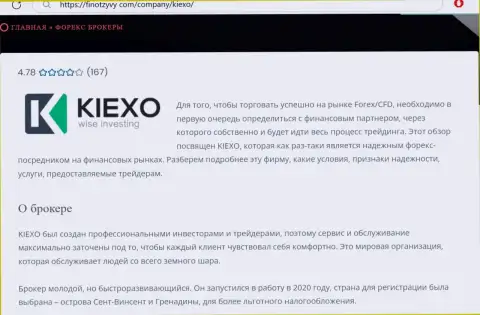 Главная информация о организации Kiexo Com на сайте FinOtzyvy Com