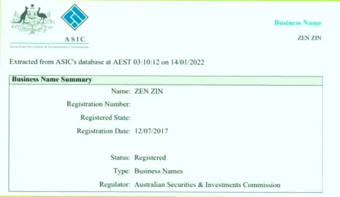 Юридическая регистрация биржевой организации Зинейра